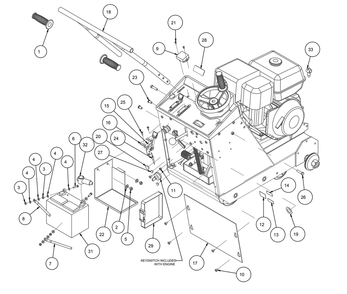 Section 02 Diagram and Parts List for MK-2013HE 155714 MK Diamond Concrete Saw